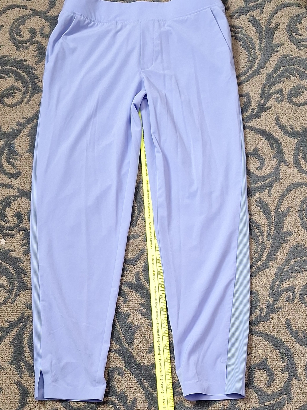 Athleta Womens Size 4 Lavender Athletic Joggers with Side Panels